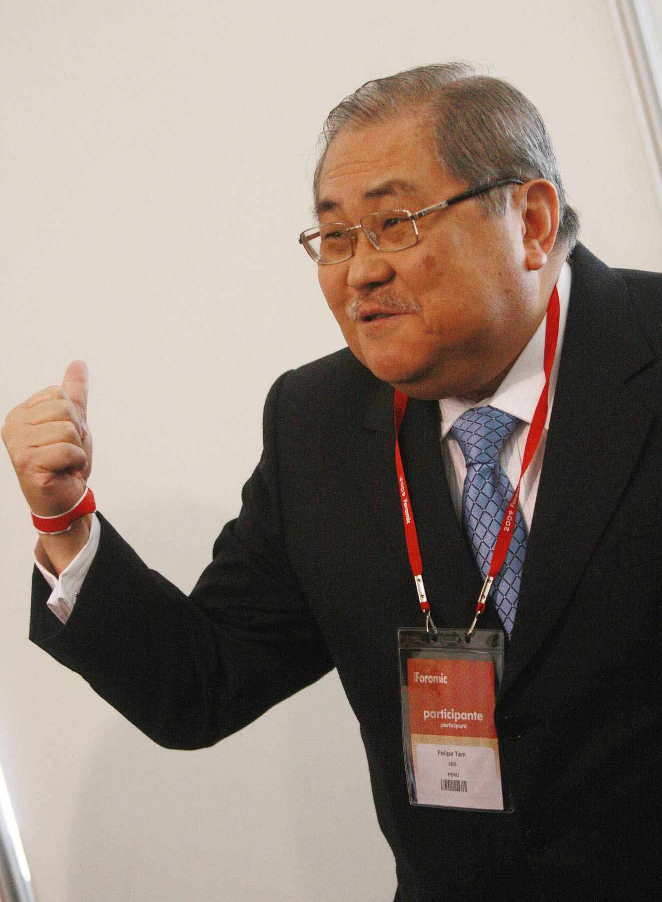 Félipe Tam, presidente de la SBS,  en el XII Foro Interamericano de la Microempresa (Foromic), que se desarrolla en la ciudad de Arequipa.Foto: ANDINA/Carlos Lezama