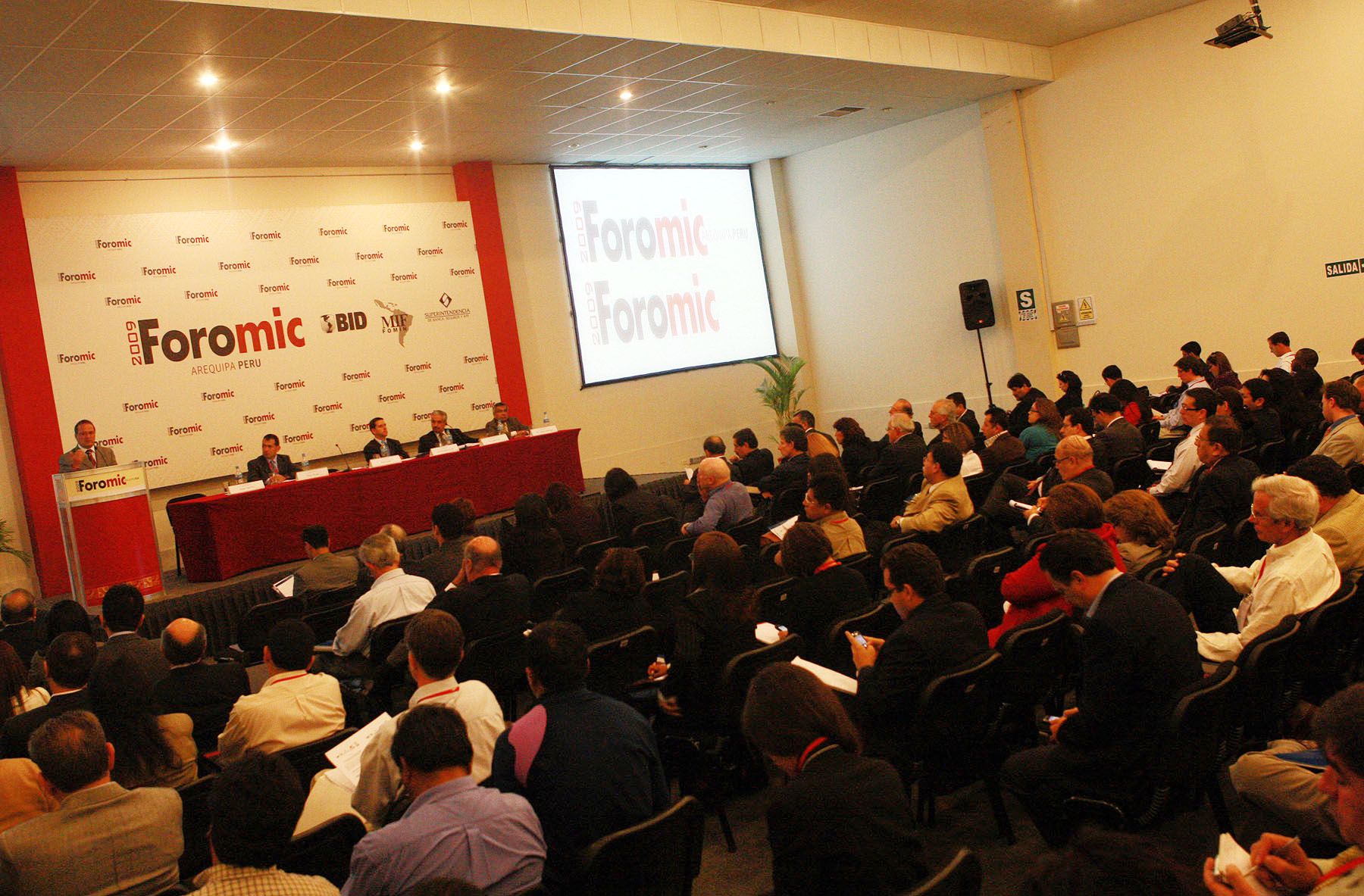 XII Foro Interamericano de la Microempresa (Foromic),  en la ciudad de Arequipa.
Foto: ANDINA/Carlos Lezama.