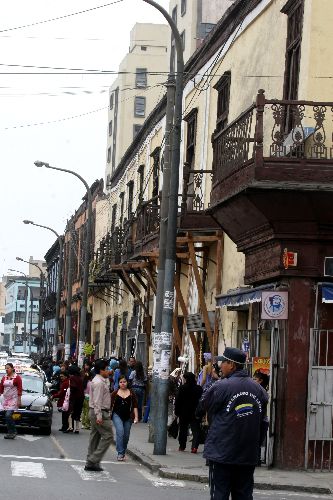 Jr. Ayacucho de la cuadra 5, ha sido declarado bien integrante de Patrimonio Cultural de la Nación.Foto : ANDINA/ Jorge Paz H