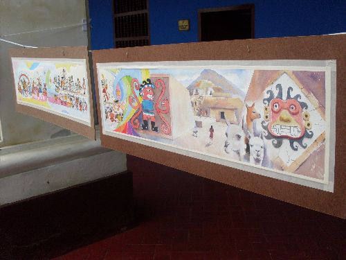 Cultura del norte peruano será plasmada en mural que se hará en la Universidad Nacional de Trujillo. Foto: ANDINA / Oscar Paz.