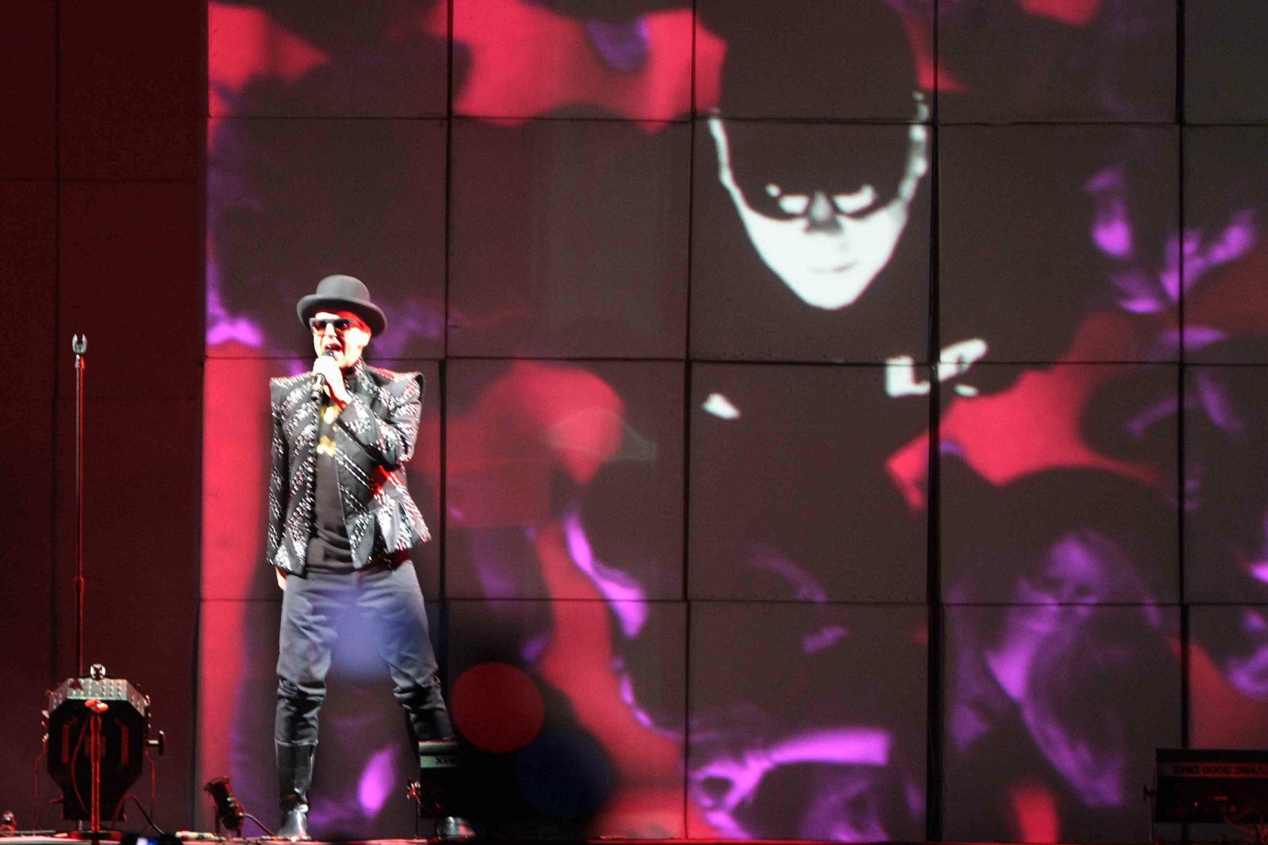 Pet Shop Boys concert in Lima, Peru.