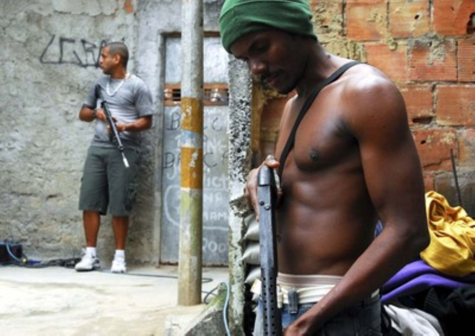 Favela en Río de Janeiro.