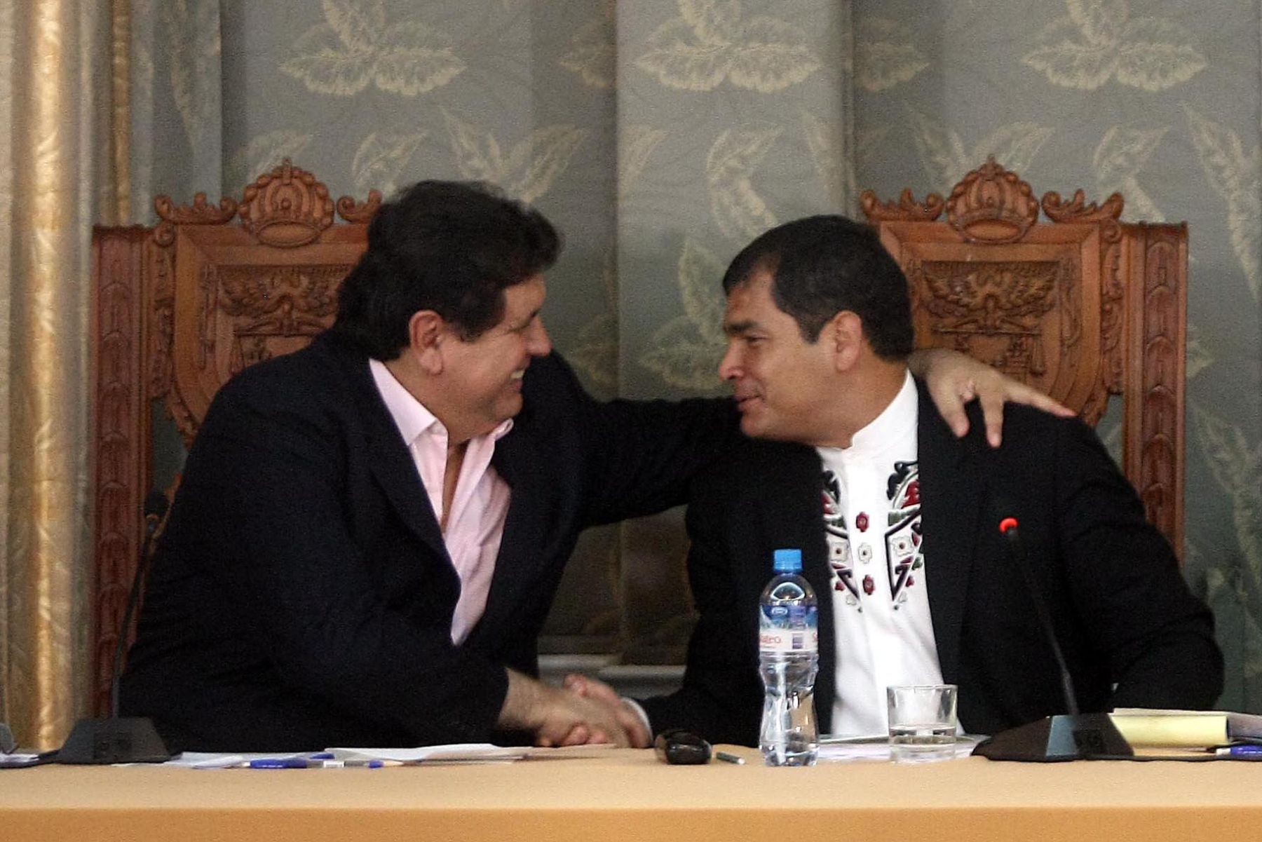 Presidente Alan García, se reunirá nuevamente con su homólogo Rafael Correa. Foto: ANDINA / archivo