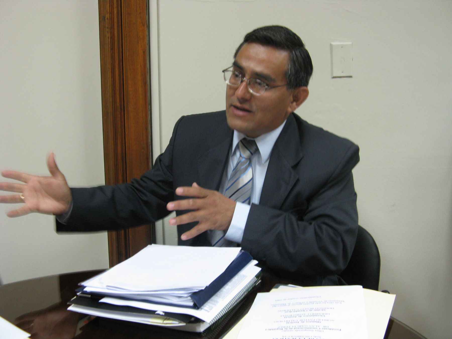 Viceministro de Justicia, Gerardo Castro Rojas. Foto: Minjus.