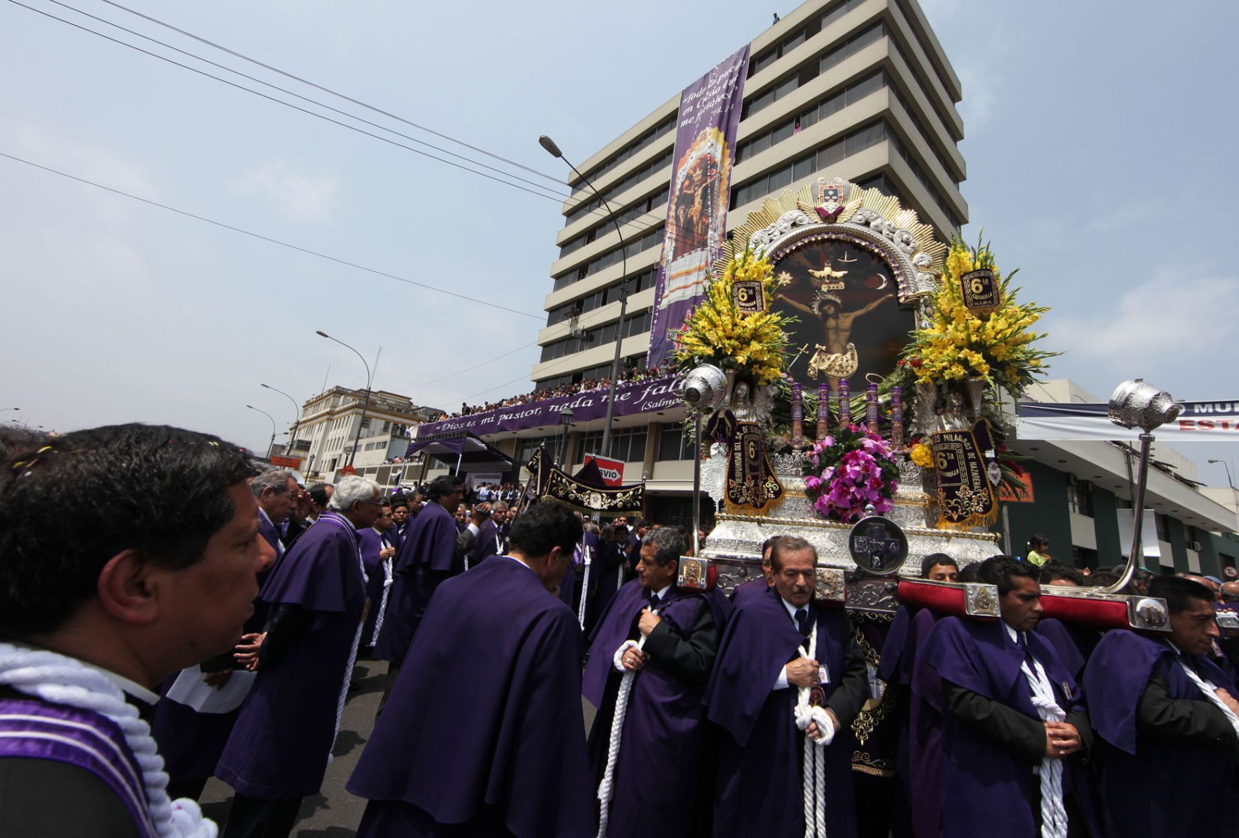 Editora Perú rinde homenaje a Cristo Moreno. 
Foto: ANDINA / Piero Vargas.