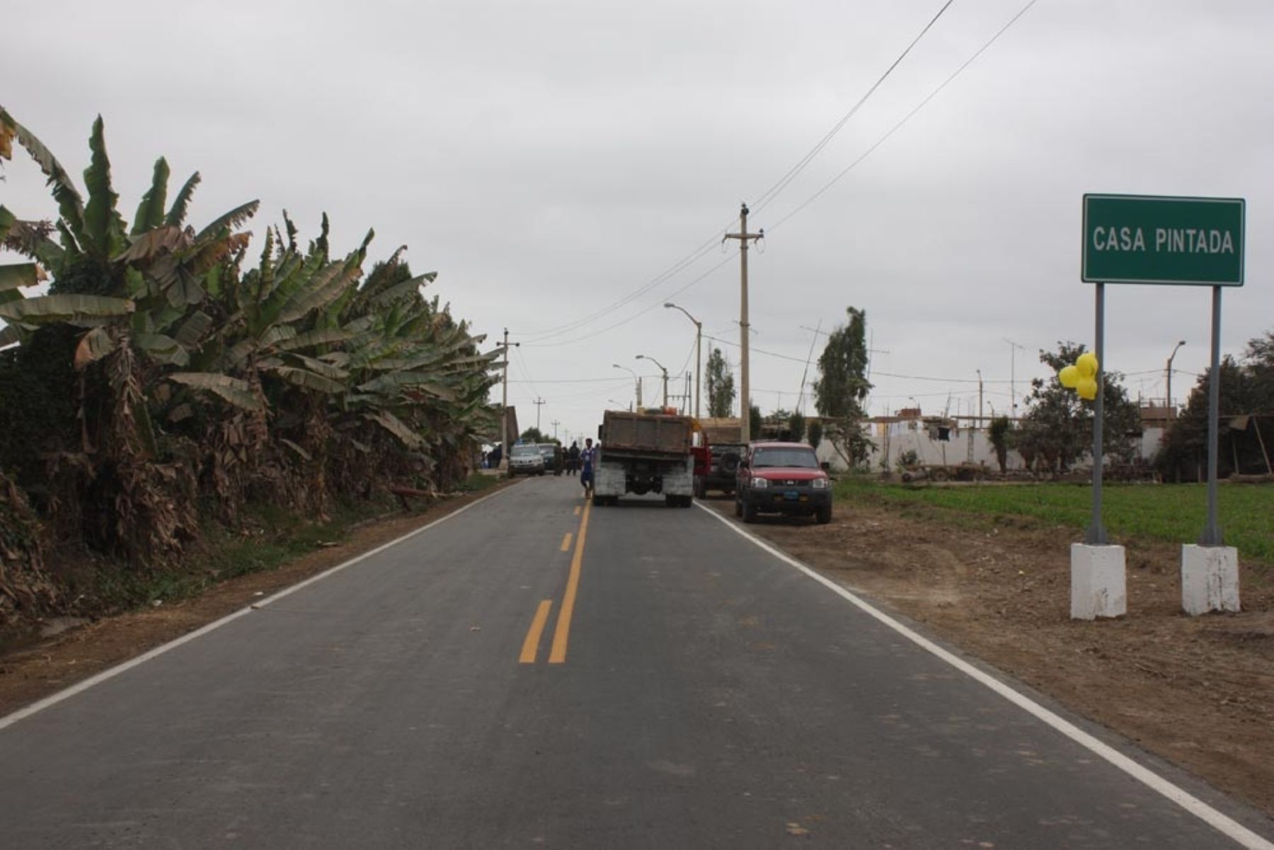La carretera Cañete-Yauyos-Huancayo es una ruta alterna recomendada a los transportistas por el MTC ante el bloqueo de la carretera Central. ANDINA/Difusión.