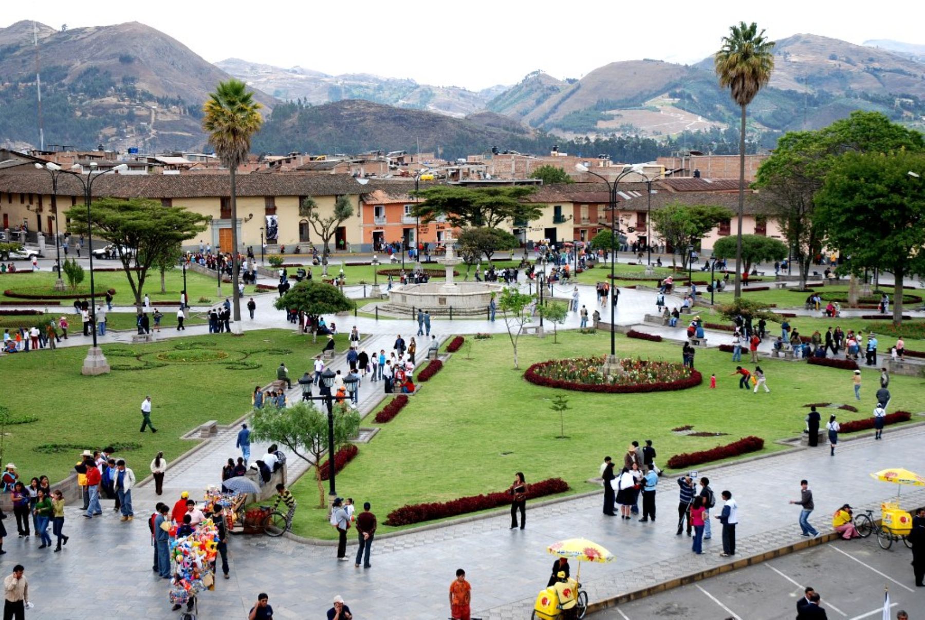 Plaza Mayor de la ciudad de Cajamarca. Foto: ANDINA / Archivo / Eduard Lozano.