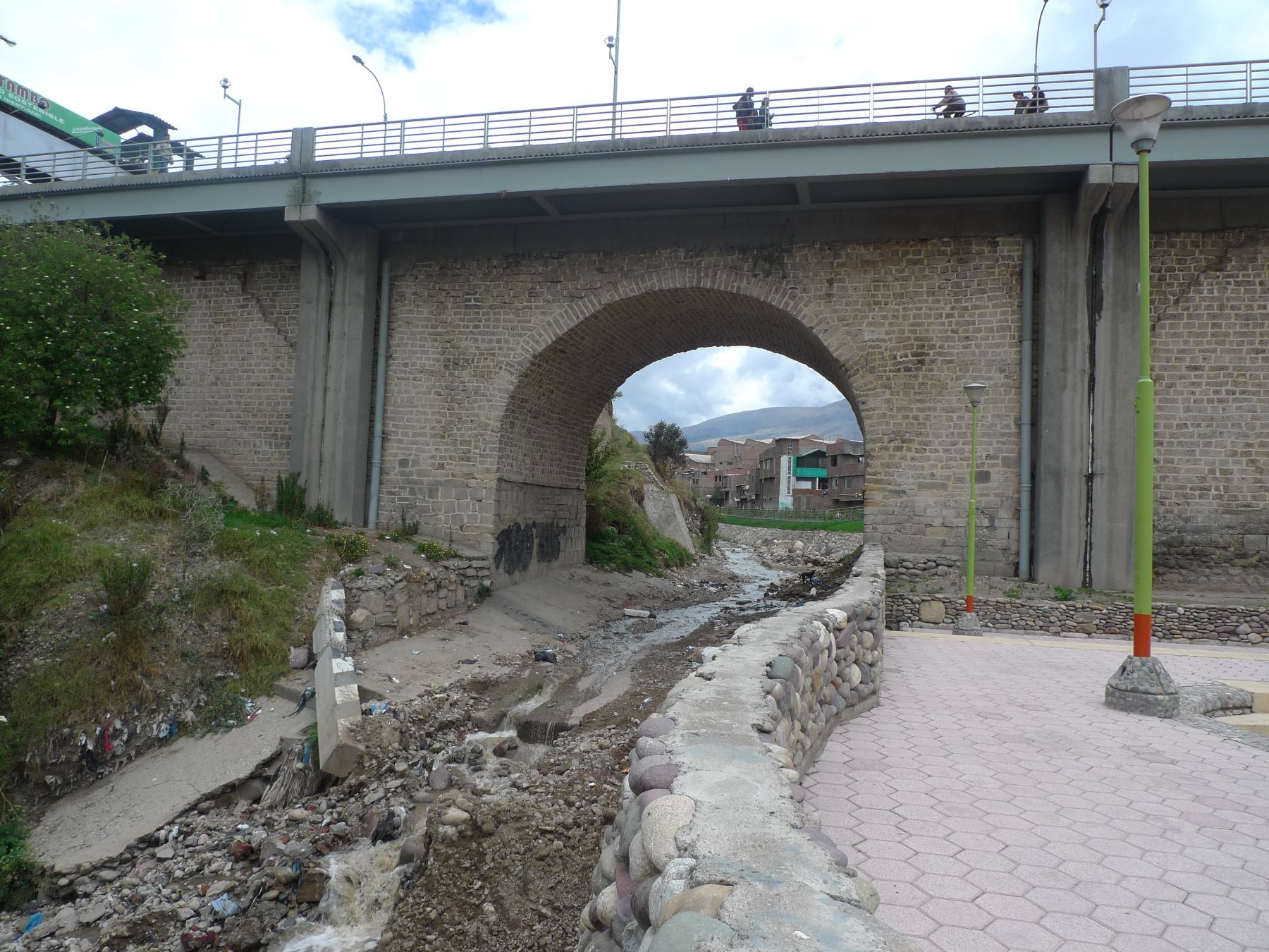 El río Shullcas, en Huancayo (Junín), ya sufre impacto de cambio climático. Foto: ANDINA / Víctor Véliz.