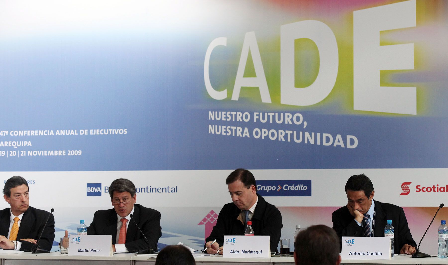 El Ministro de Comercio Exterior y Turismo, Martín Pérez Monteverde, participa en la Conferencia Anual de Ejecutivos (CADE ), en la ciudad de Arequipa.
Foto: ANDINA/Carlos Lezama