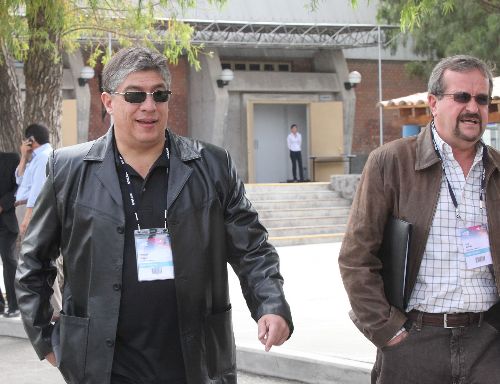 Manuel Masías, alcalde de Miraflores, a su llegada en la Conferencia Anual de Ejecutivos - CADE 2009, organizada por el IPAE en la ciudad de Arequipa. Foto: ANDINA/Carlos Lezama.