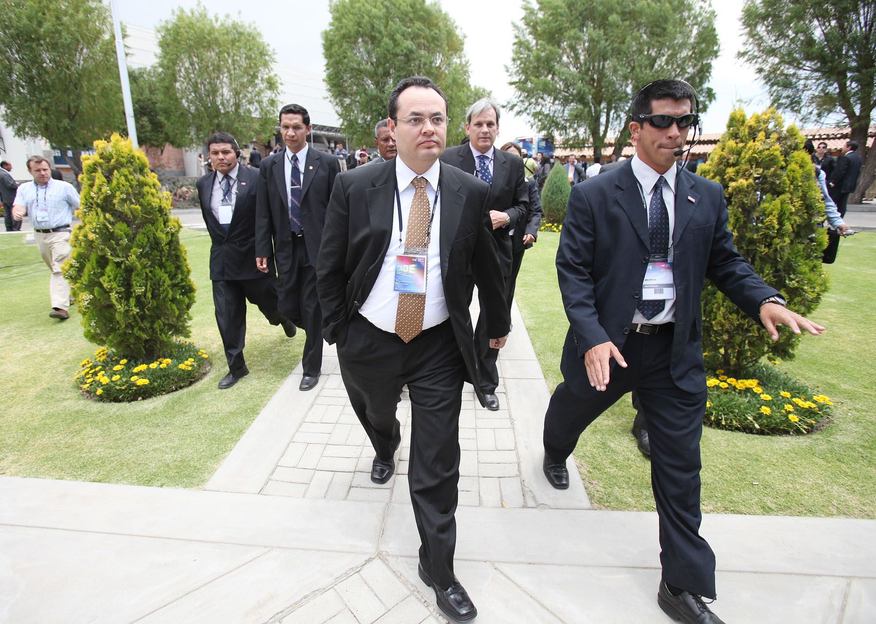 El ministro de Economía y Finanzas de Perú, Luis Carranza, en la Conferencia Anual de Ejecutivos (CADE), en la ciudad de Arequipa. 
Foto: ANDINA/Carlos Lezama