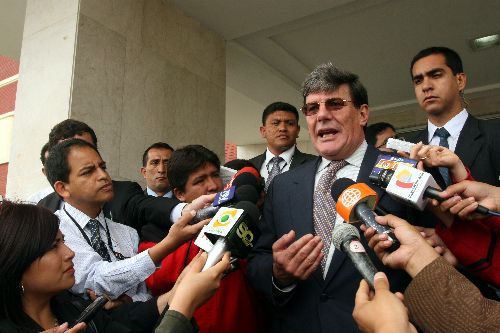 Peruvian Defense Minister Rafael Rey. Photo: ANDINA / Héctor Vinces.