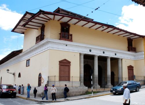 El Teatro Cajamarca fue construido en 1905. Foto: ANDINA / Archivo / Eduard Lozano.