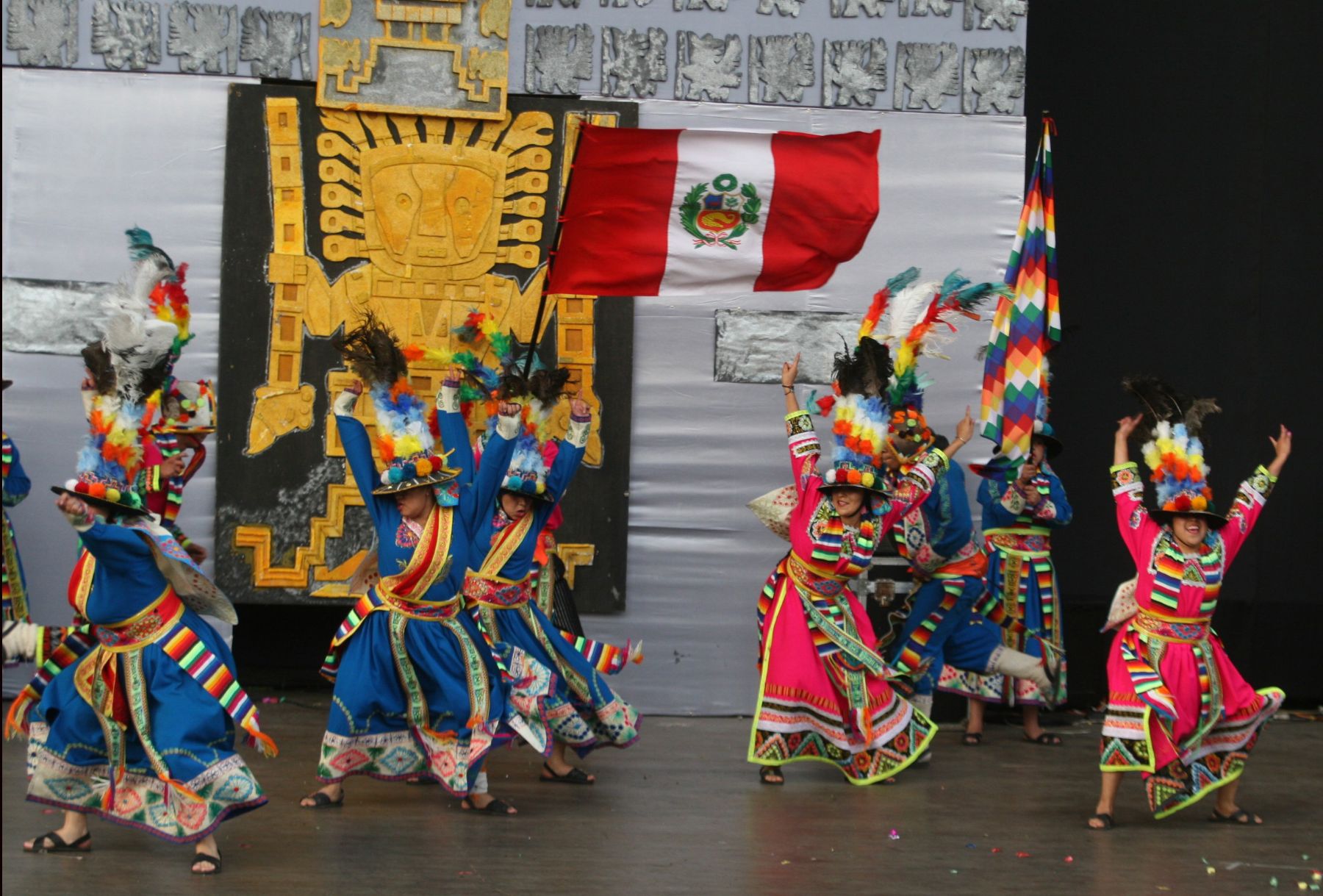 Festival de danzas foclóricas del Altiplano en Parque  de la Exposición. Foto: ANDINA/Vidal Tarqui
