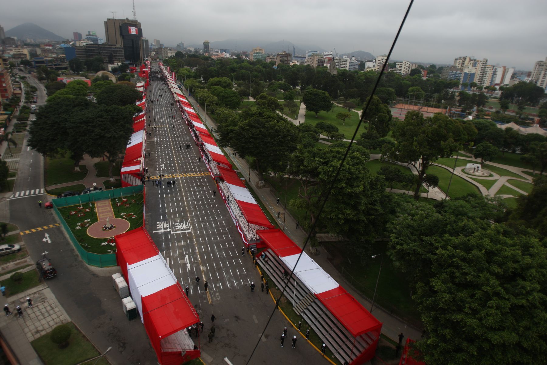 Vista panorámica de la Avenida de la Peruanidad.  Foto: ANDINA / Piero Vargas.