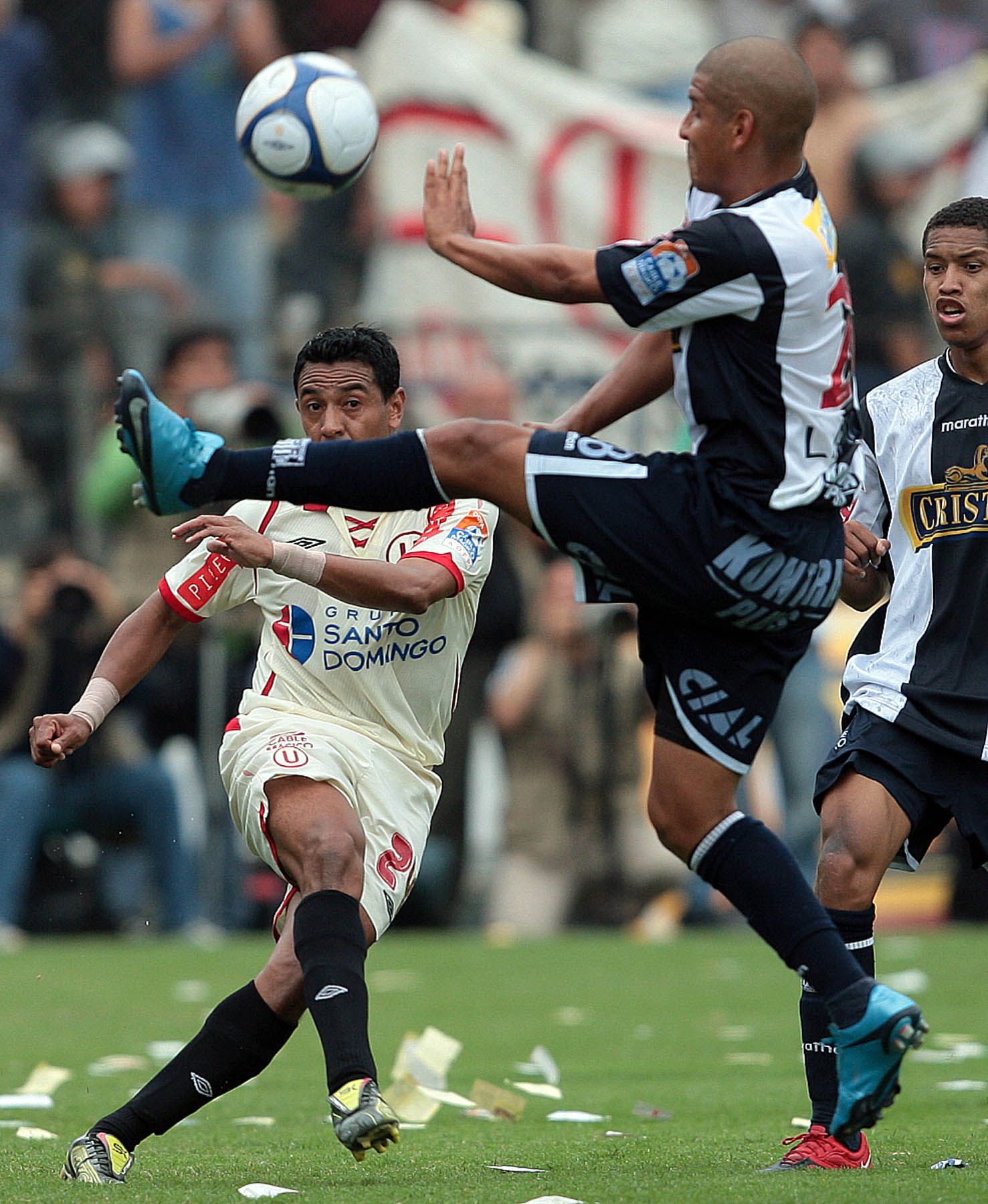 Universitario y Alianza Lima.Foto: ANDINA/Carlos Lezama