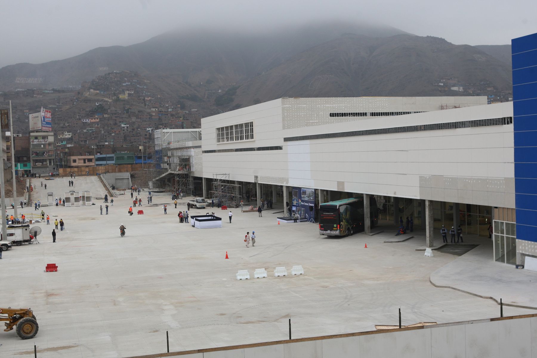 Vista panoramica del terminal Terrestre Plaza Norte.Foto: ANDINA/Norman Córdova.