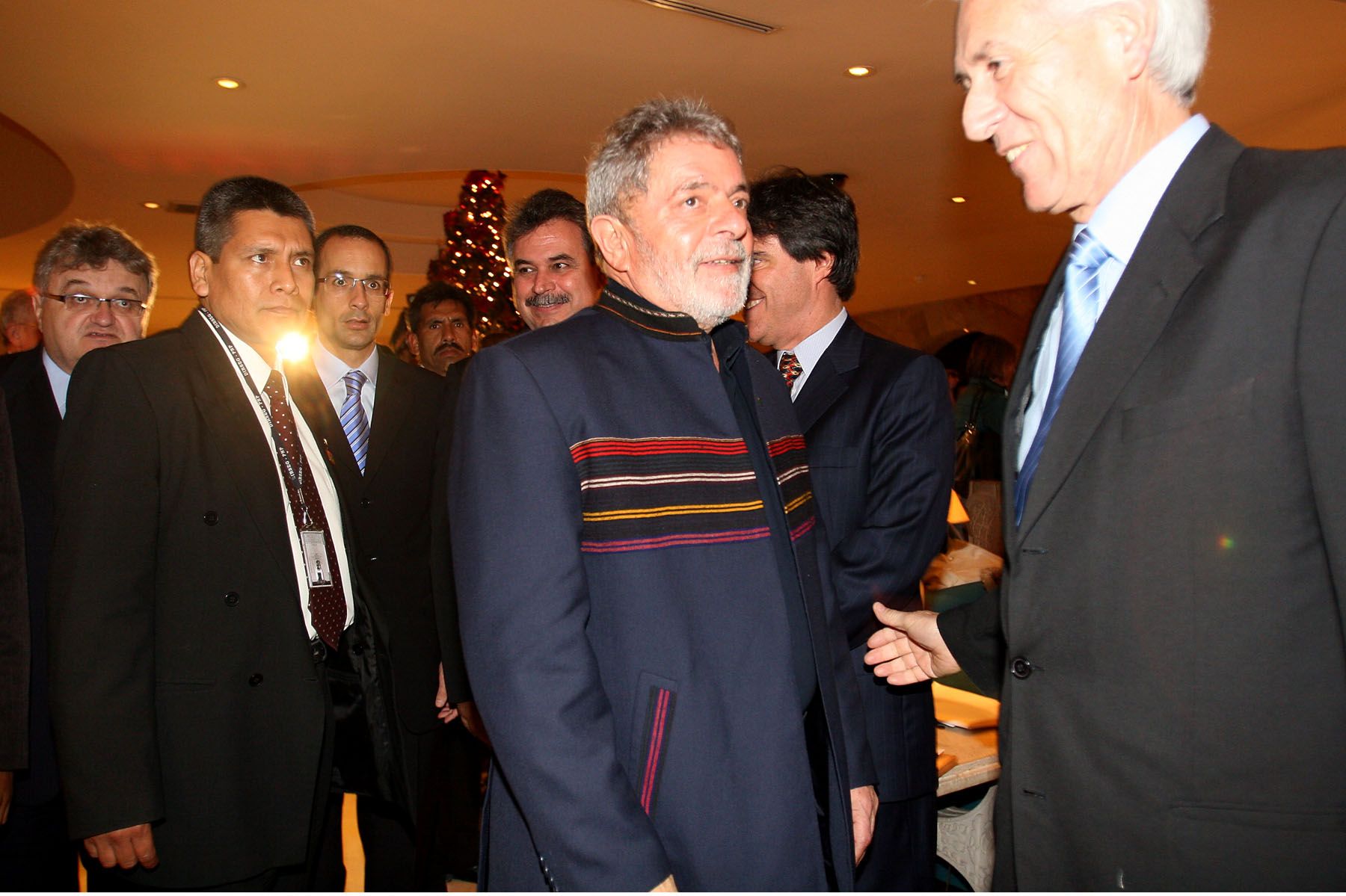 Llegada de presidente brasileño Lula da Silva al Perú. 
Foto: ANDINA/Carolina Urra