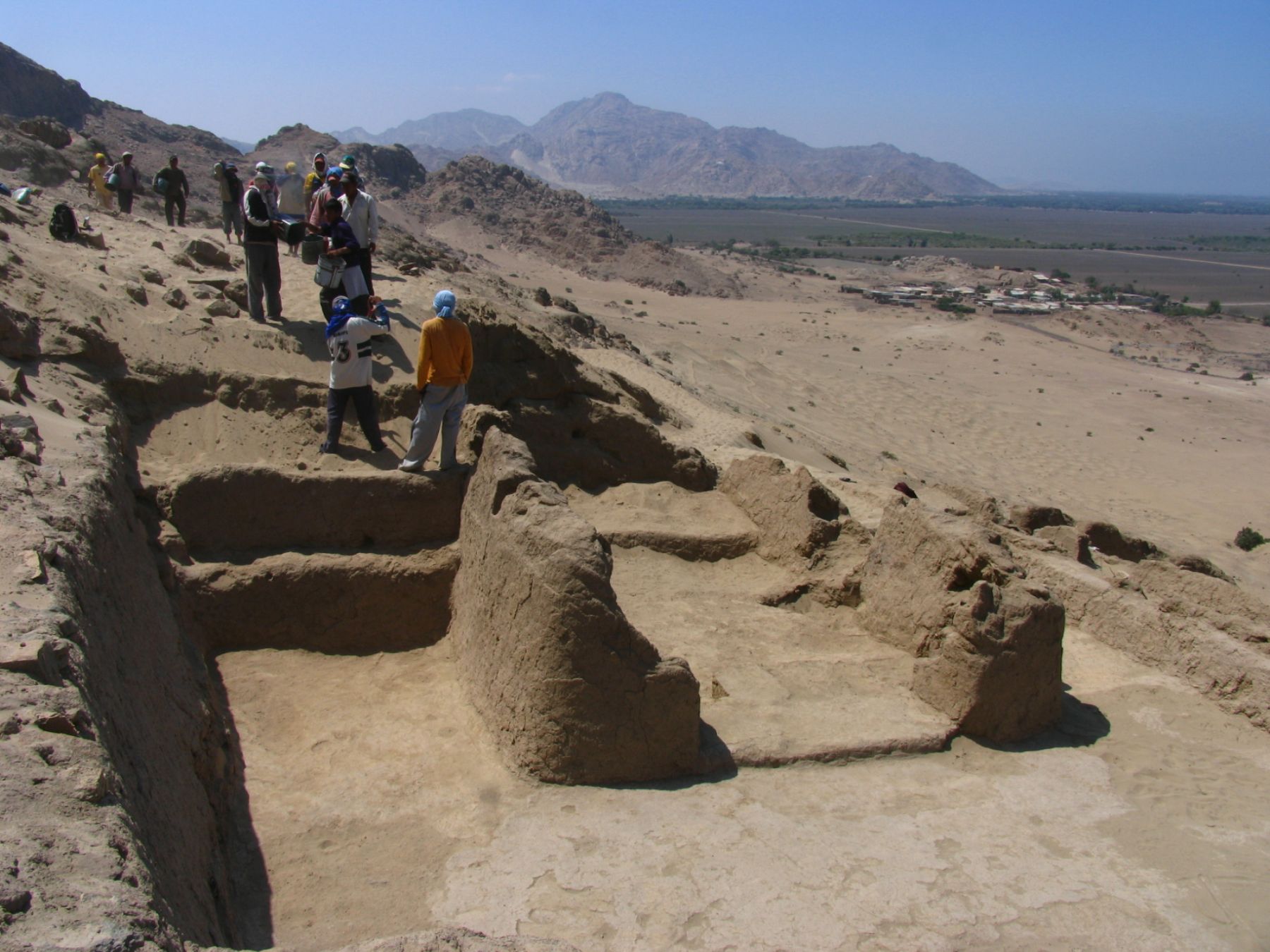 Zona arqueológica de Ventarrón en Lambayeque.