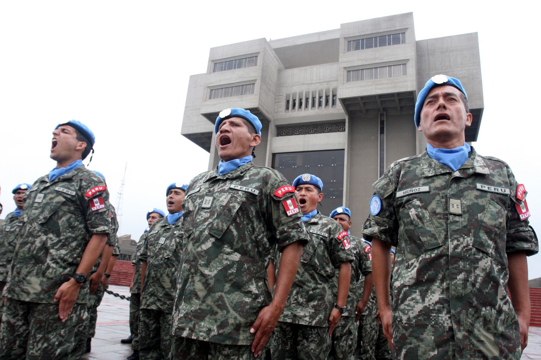 Perú Envia A 150 Cascos Azules Para Misión De Paz De Naciones Unidas En Haití Noticias