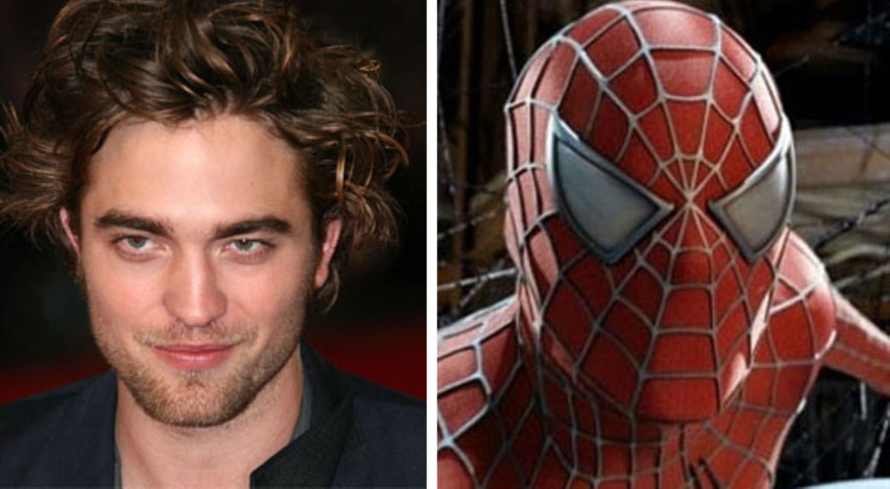 De vampiro a Hombre Araña?. Robert Pattinson podría reemplazar a Tobey Maguire en la nueva película de Spiderman.