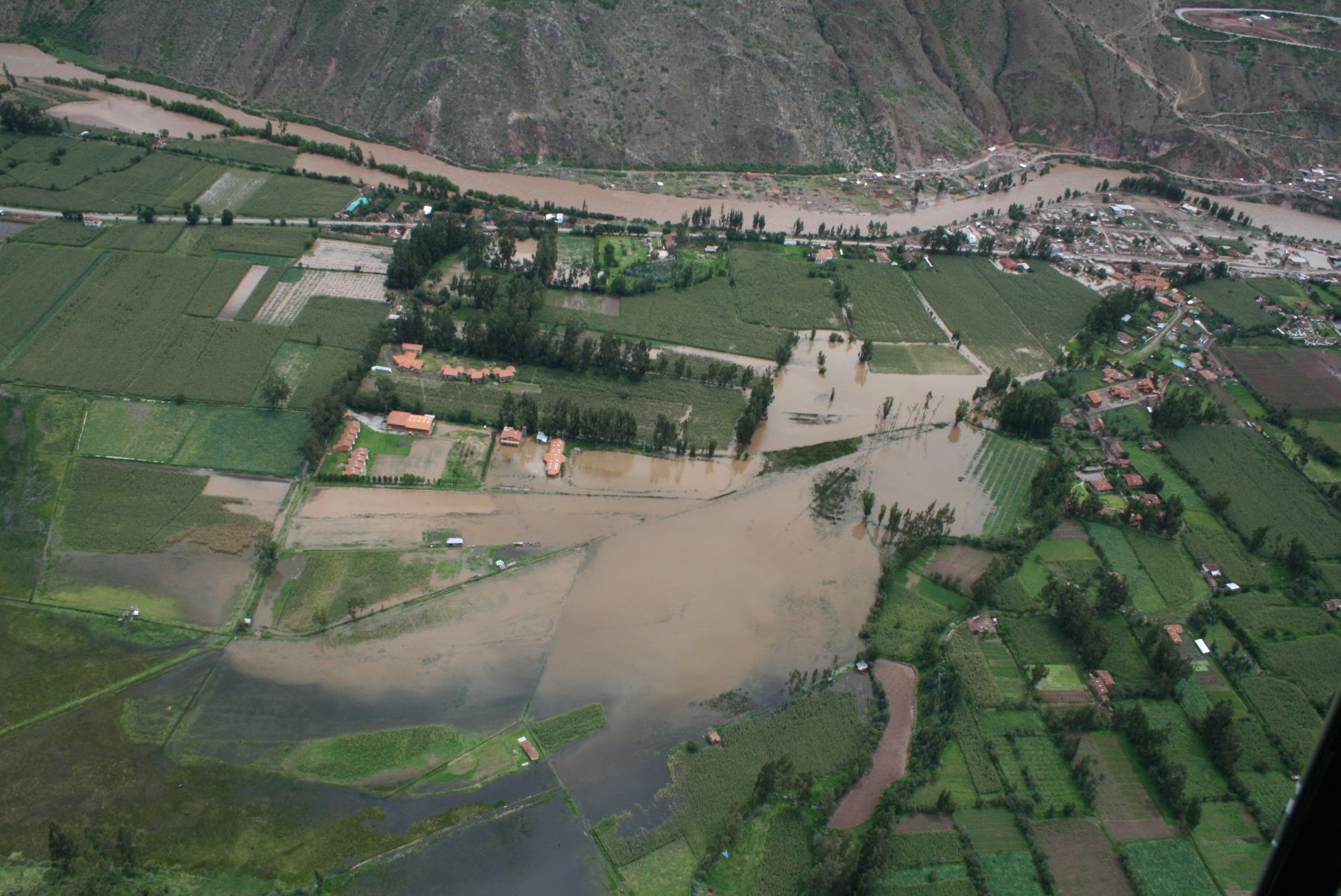 Furia de la naturaleza ha ocasionado cuantiosos daños en campos de cultivo de Cusco. Foto: CEP.