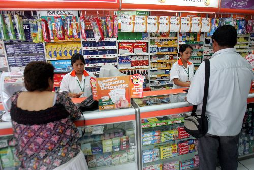 Farmacia.Foto:  ANDINA/archivo.