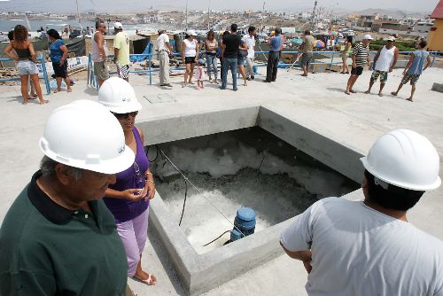 Planta de tratamiento de aguas residuales en balneario de San Bartolo. Foto: ANDINA/Rubén Grández