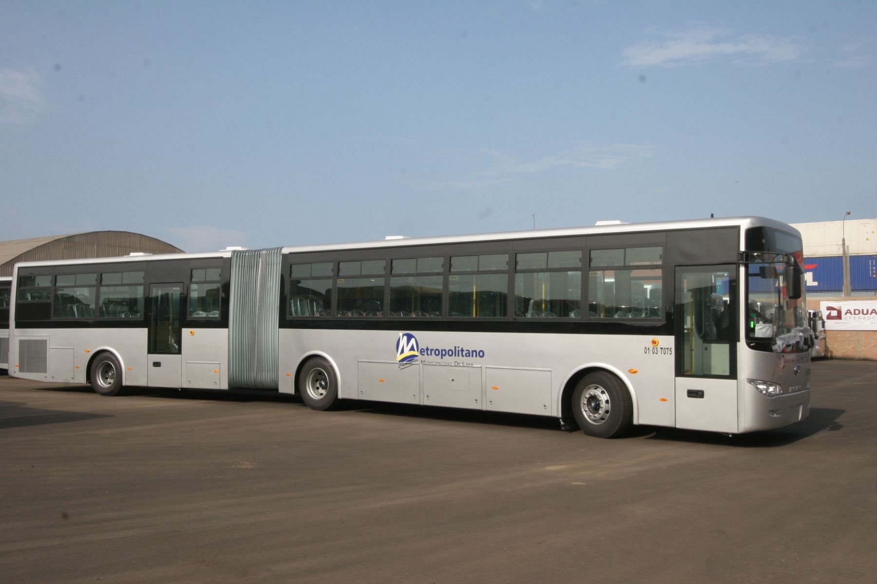 Llegaron 150 buses para El Metropolitano. Foto: MML