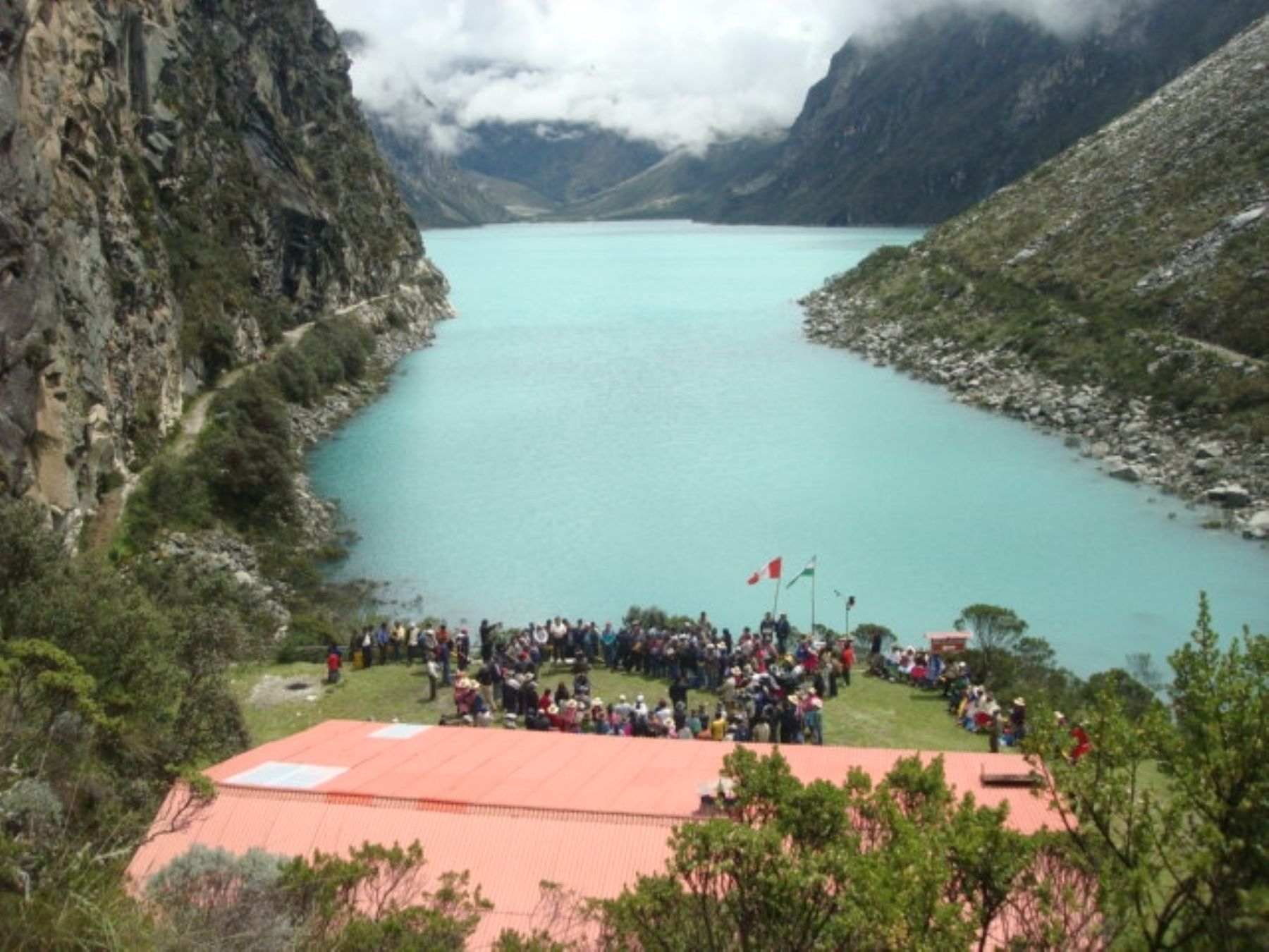 Vista panorámica de la laguna Parón, en la provincia de Huaylas (Áncash). Foto: ANA.