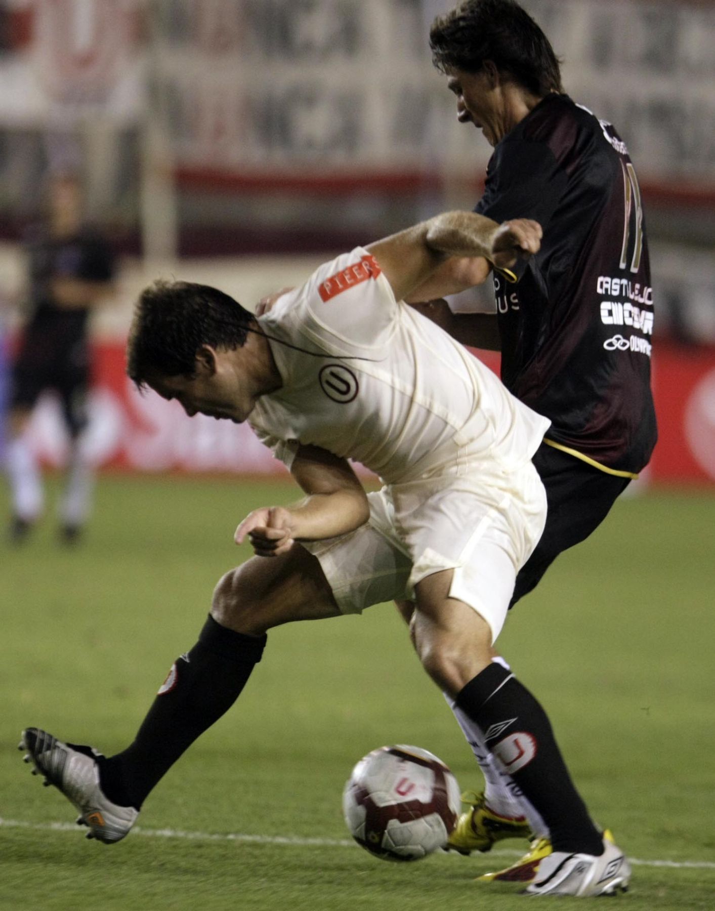 Partido entre las escuadras de Universitario de Deportes y Lanus de Argentina, por la Copa Libertadores. Foto: ANDINA / Alberto Orbegoso