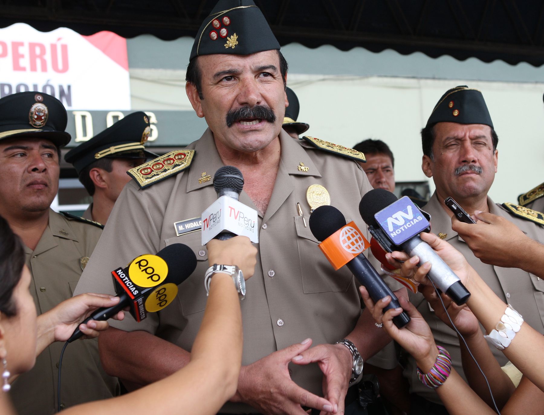 Dierctor General de la Policía, Miguel Hidalgo. Foto: ANDINA/Norman Córdova