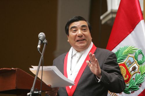 New Justice Minister Victor Garcia Toma. Photo: ANDINA