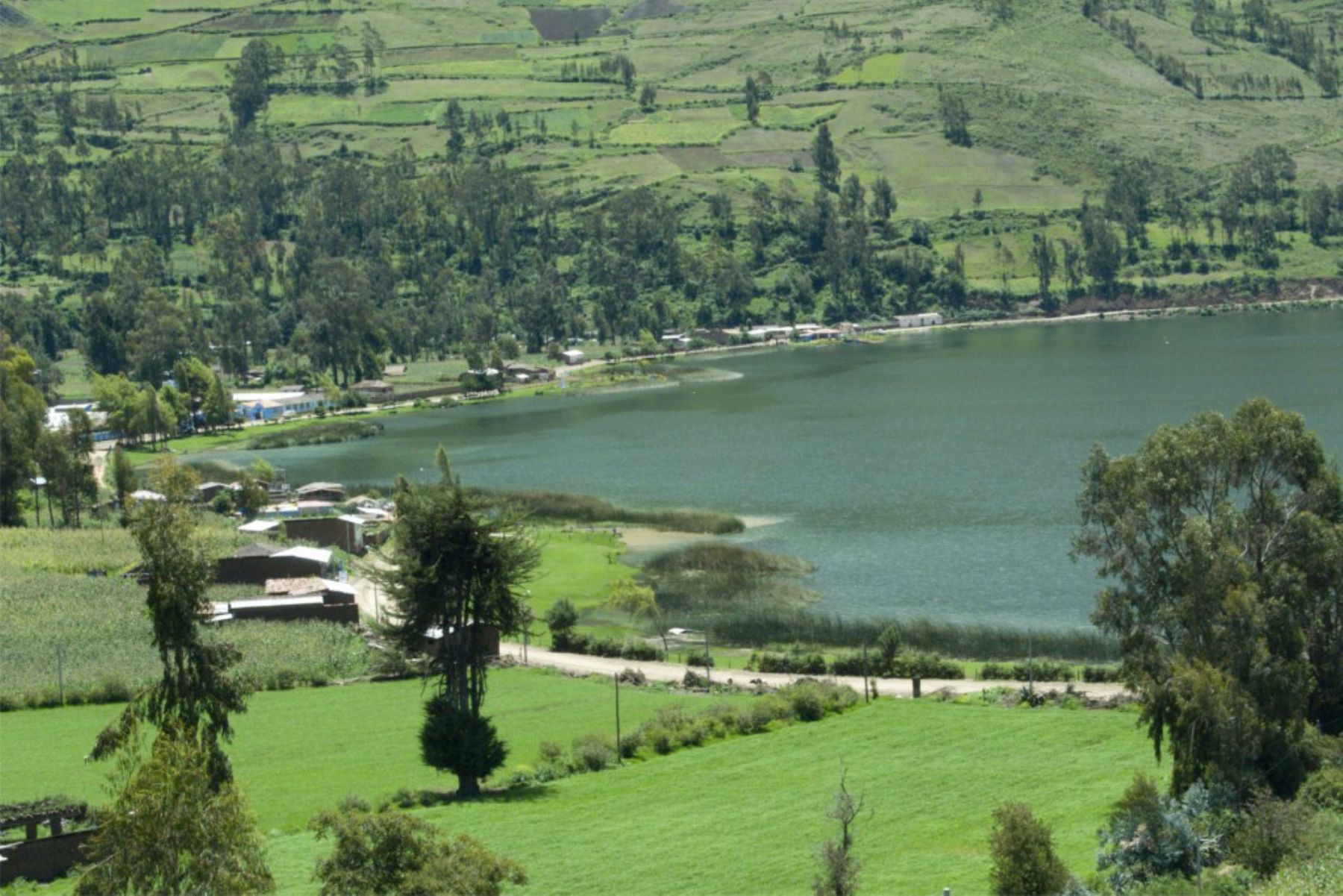 Laguna Pacucha, in the province of Andahuaylas (Apurímac).