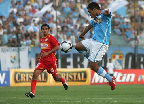 Partido jugado entre Sporting Cristal y Sport Huancayo por la octava fecha del Torneo Descentralizado. Foto: ANDINA/ Rubén Grández
