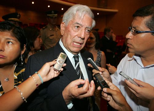 El escritor Mario Vargas Llosa.  Foto: ANDINA/Rubén Grández