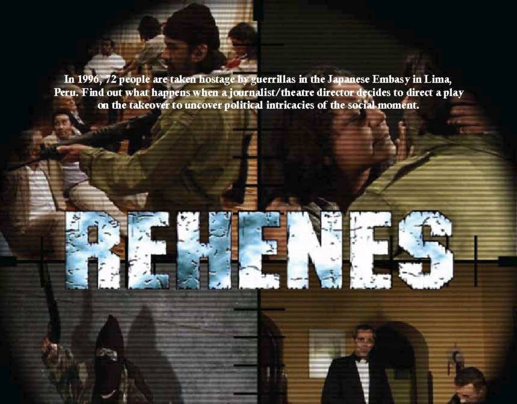Afiche promocional de la película Rehenes.