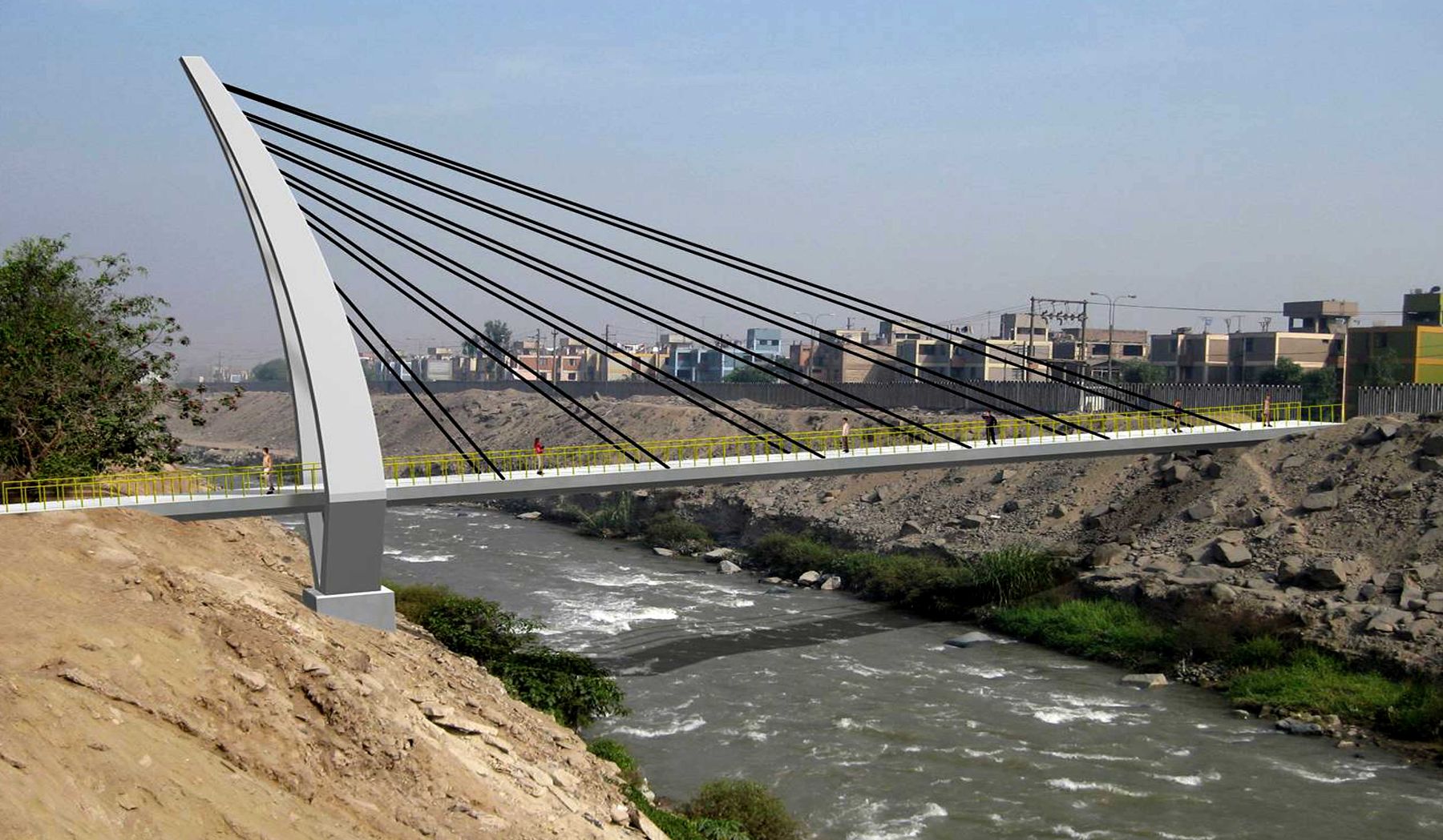 Ponen En Servicio Esta Noche Nuevo Puente Peatonal Entre San Juan De