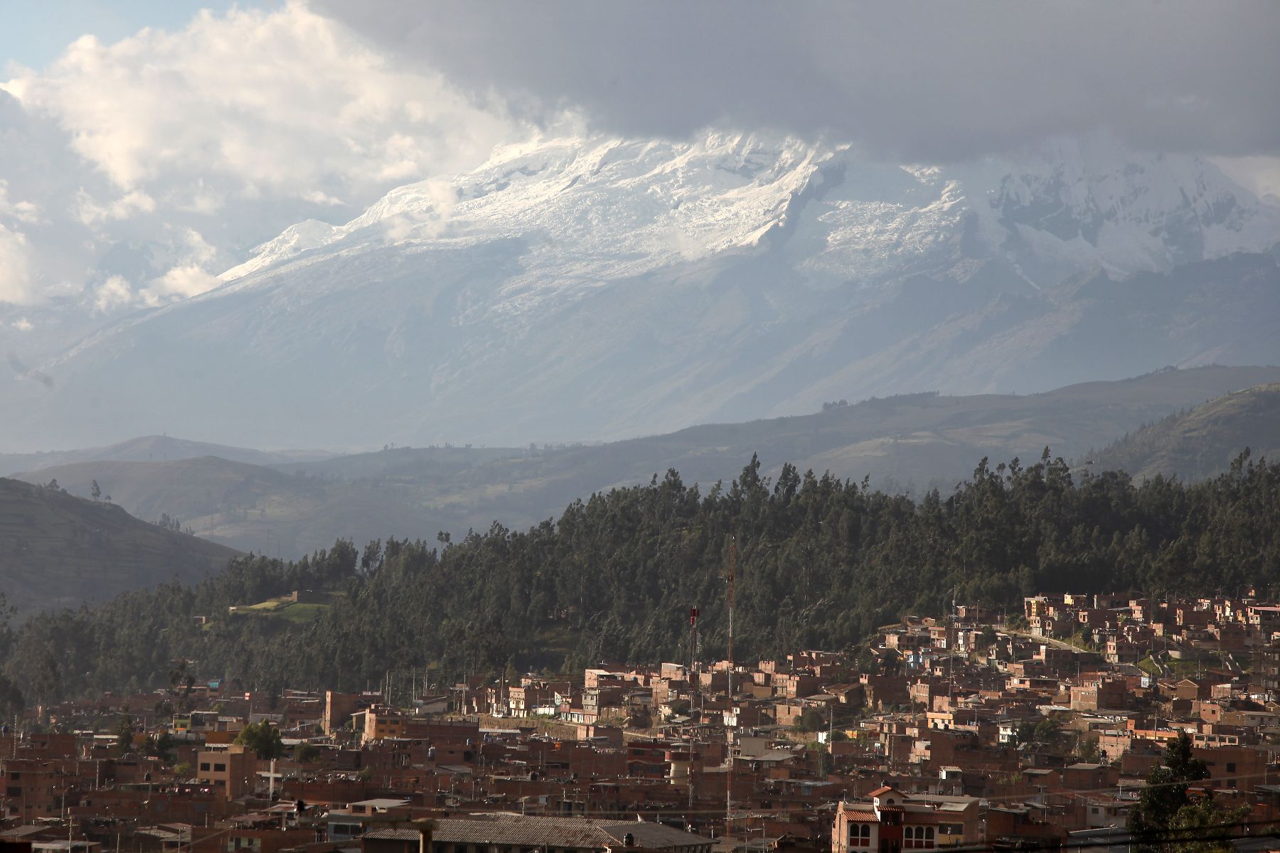 Ciudad de Huaraz en el departamento de Ancash. Foto: ANDINA/Rubén Grández