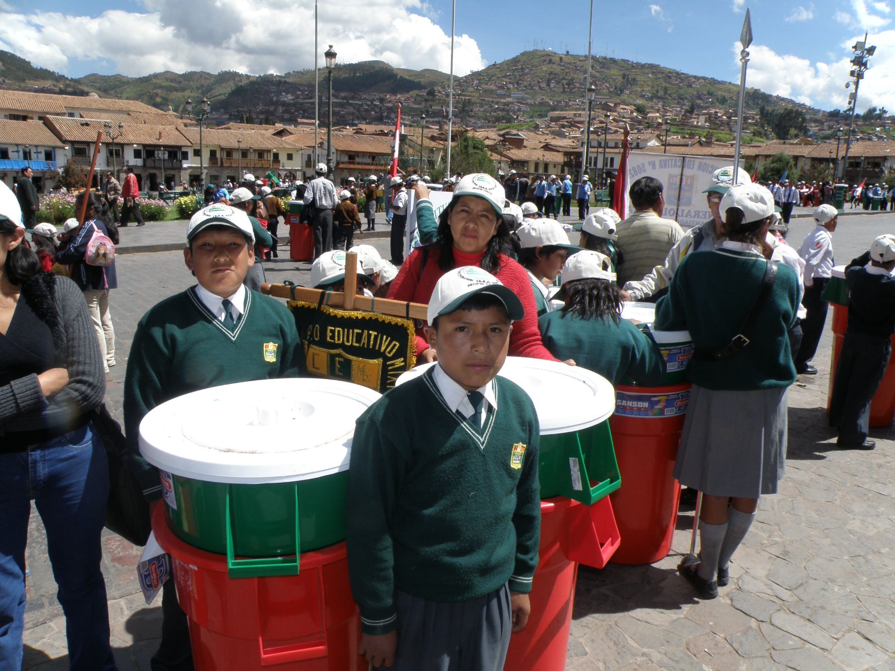 Escolares de región Ica participan en campaña de educación ambiental.Foto:  ANDINA/Archivo.