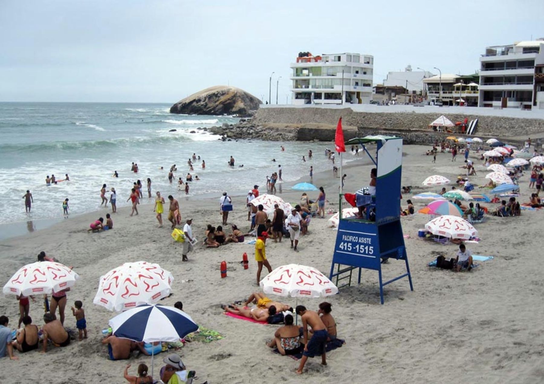 Playa Central, en balneario de Punta Hermosa. Foto: Municipalidad de Punta Hermosa.