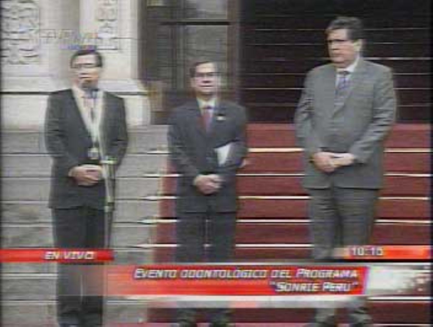 Presidente de la República, Alan García Pérez, durante lanzamiento de la campaña "Perú Sonrie", en Palacio de Gobierno.