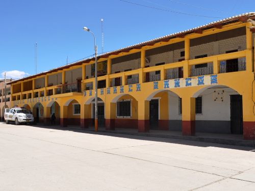 Sede de la Municipalidad Provincial de Huanca Sancos. Foto: ANDINA/Difusión