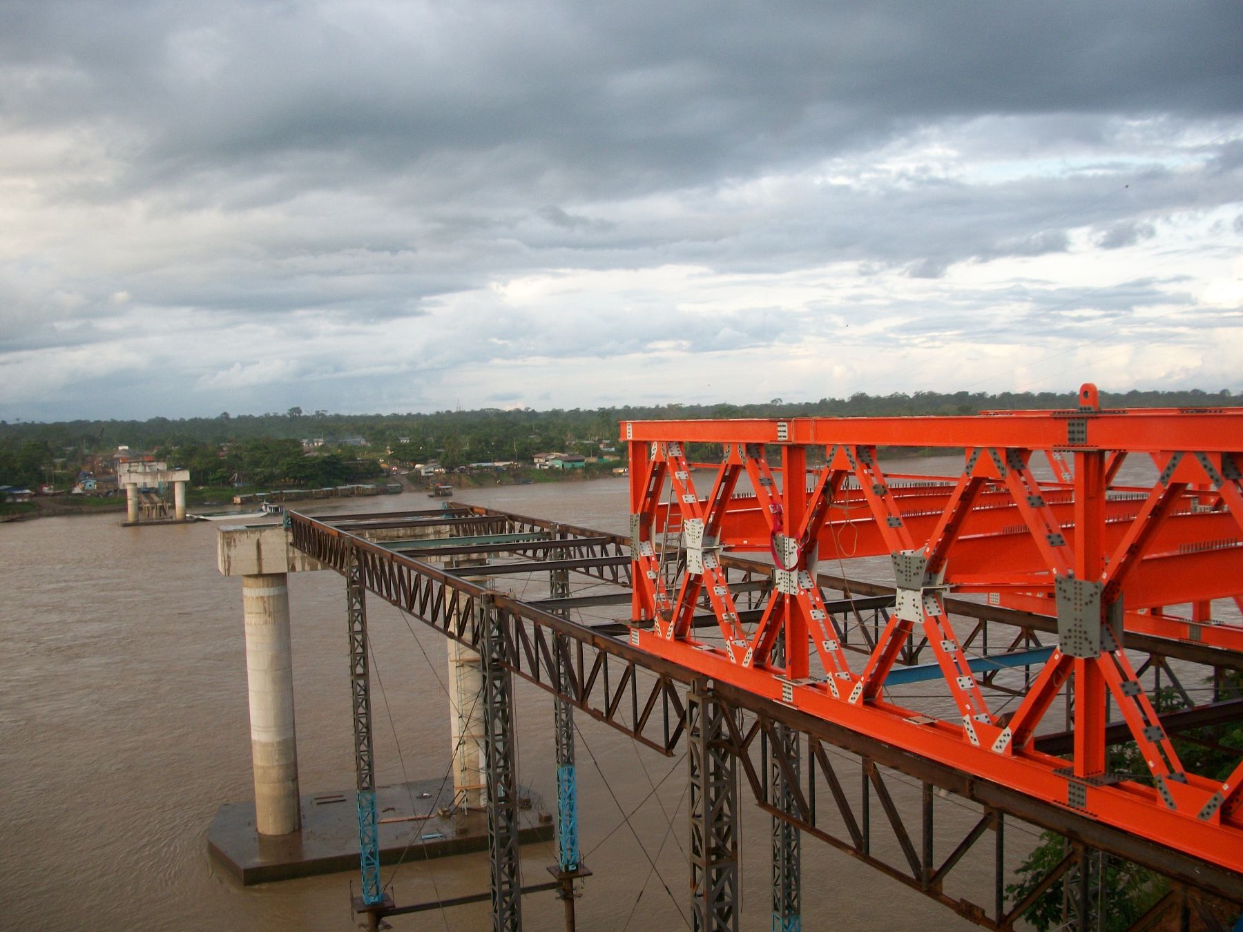 Construcción del puente Billinghurst.