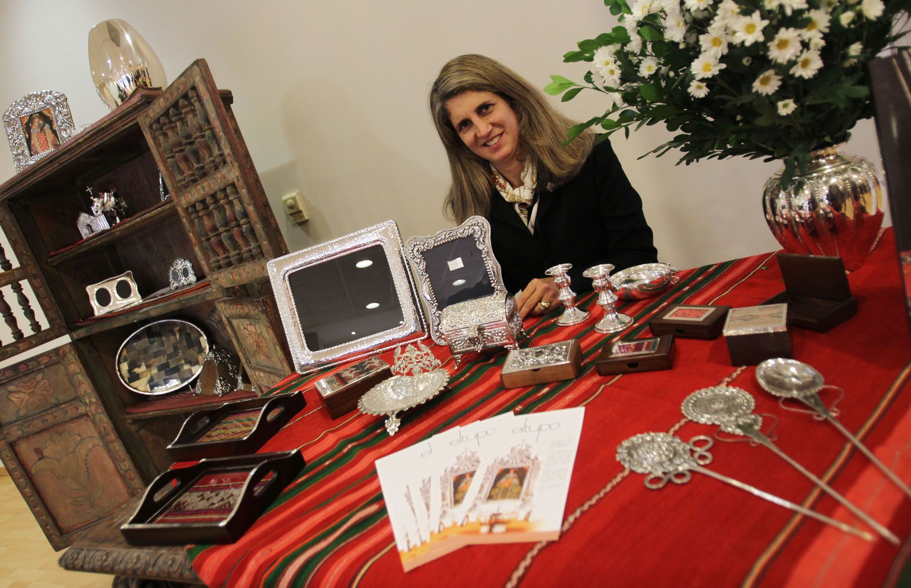 Exposiciones de platería en el Museo de la Nación, en el marco de la 40 Asamblea General de la OEA.
Foto:ANDINA/Carlos Lezama