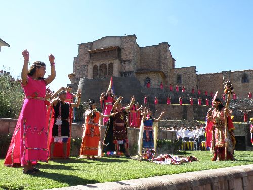Escenificación de la fundación de la ciudad de Cusco. Foto: ANDINA / Percy Hurtado.