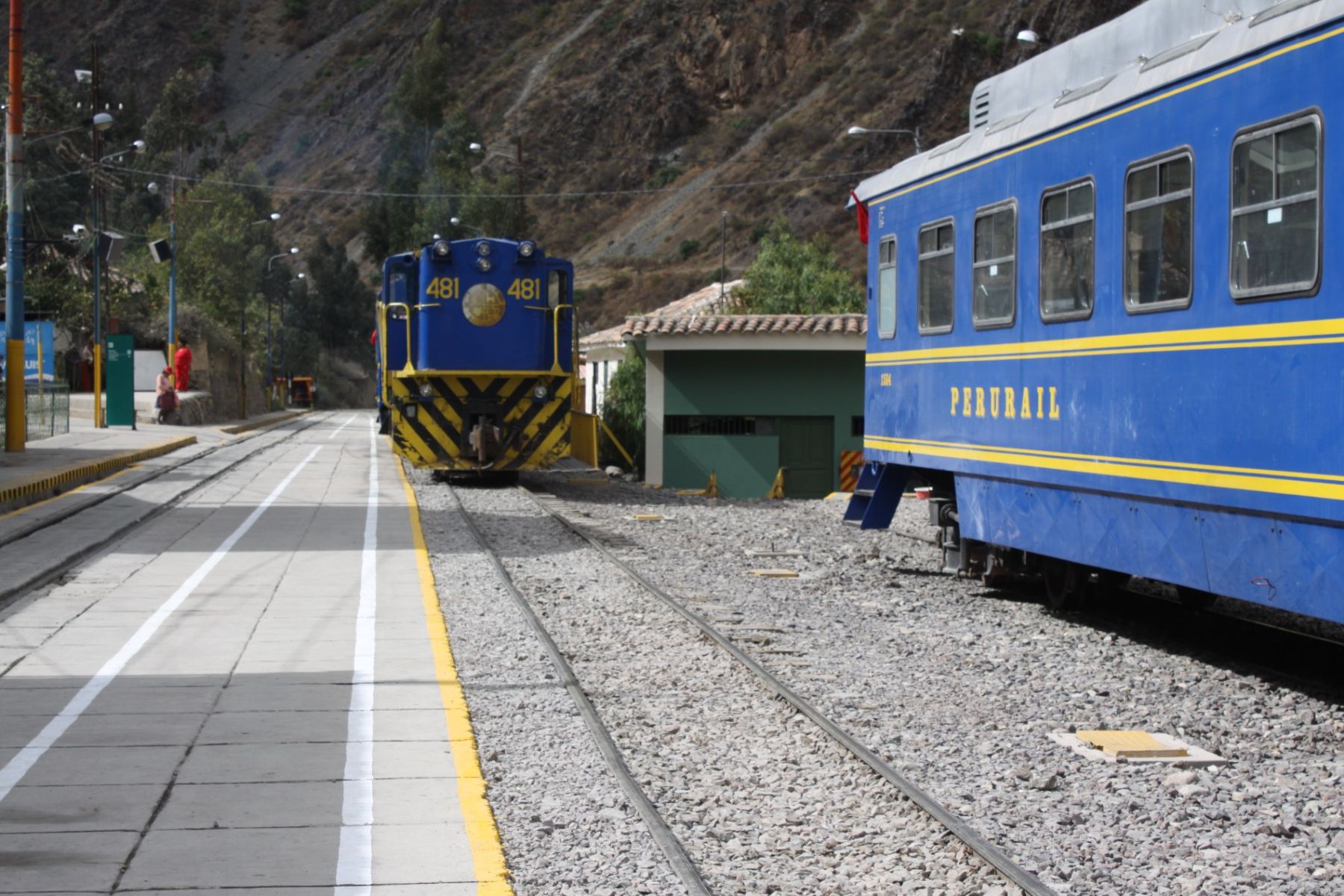 Operadores ferroviarios podrán trasladar a los turistas nacionales y extranjeros desde el 1 de julio por la vía férrea Cusco - Machu Picchu. Foto: ANDINA/ MTC.