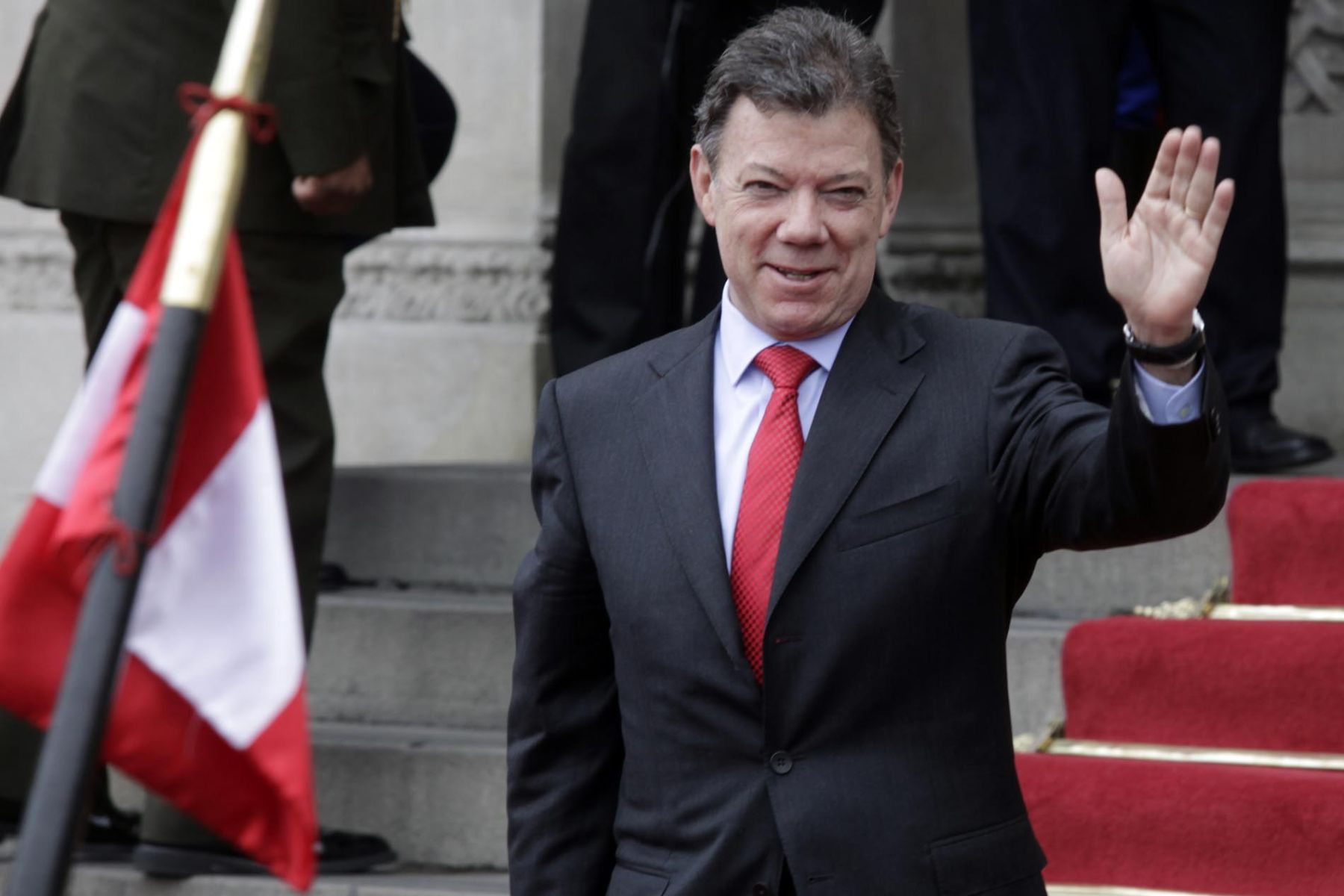 Presidente de Colombia, Juan Manuel Santos, en anterior visita a Perú. Foto: ANDINA/Archivo.