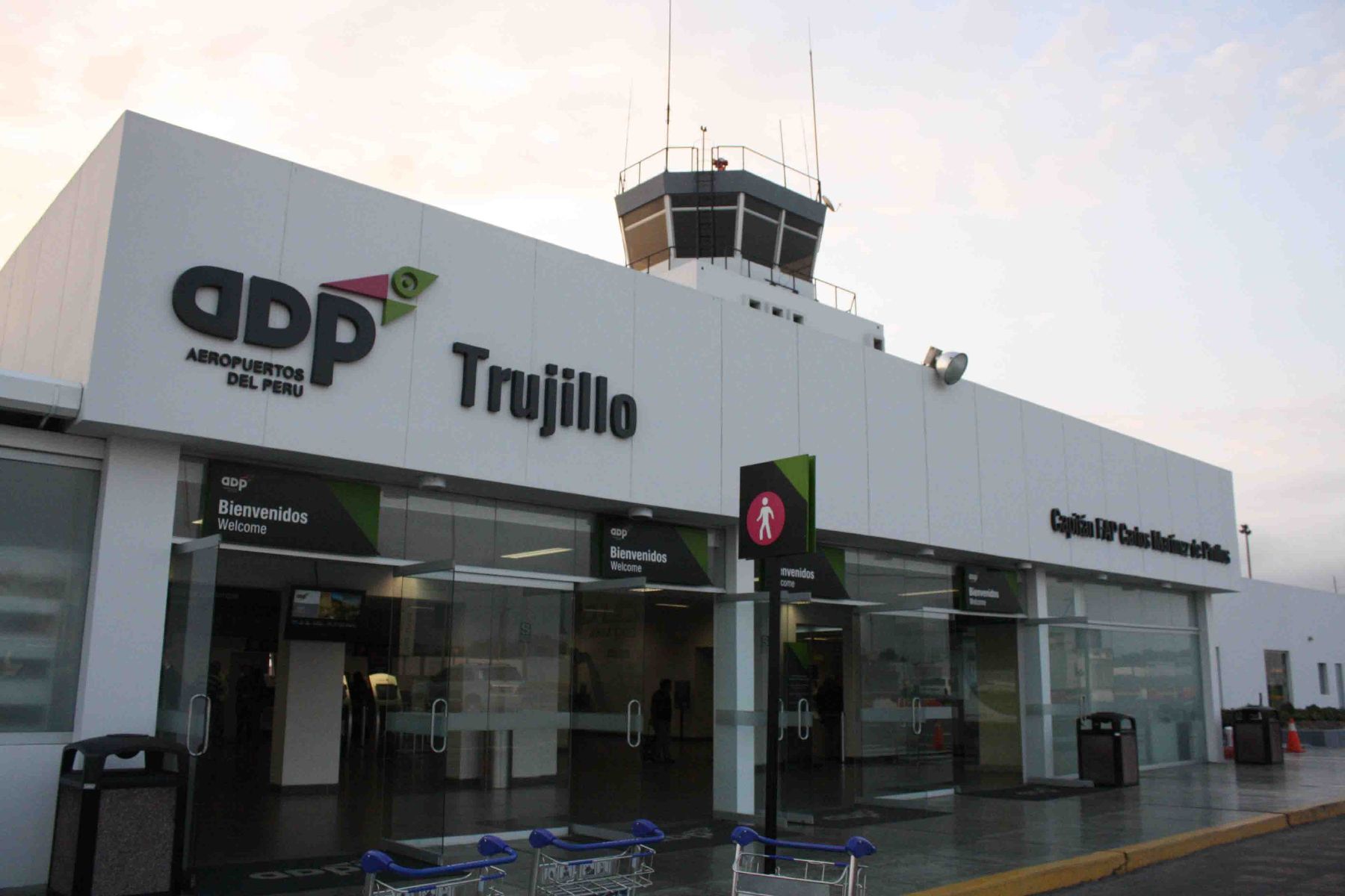 Aeropuerto Carlos Martínez de Pinillos. Foto: ANDINA/archivo.