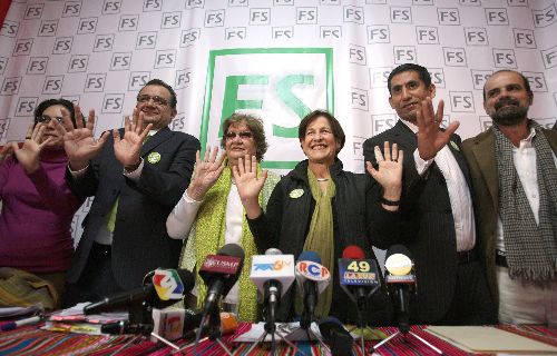 Candidata a la alcaldía de Lima por el movimiento Fuerza Social, Susana Villarán. Foto: ANDINA/Jack Ramón